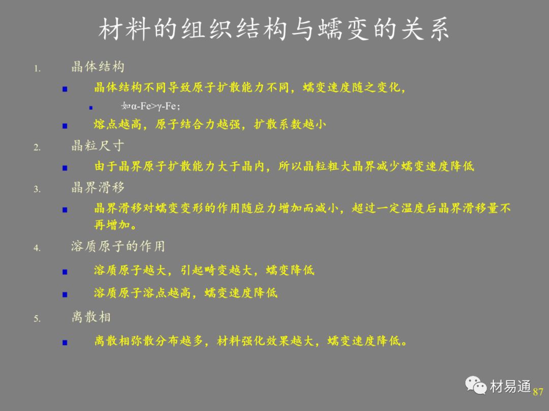 金属材料的高温强度-钢铁百科
