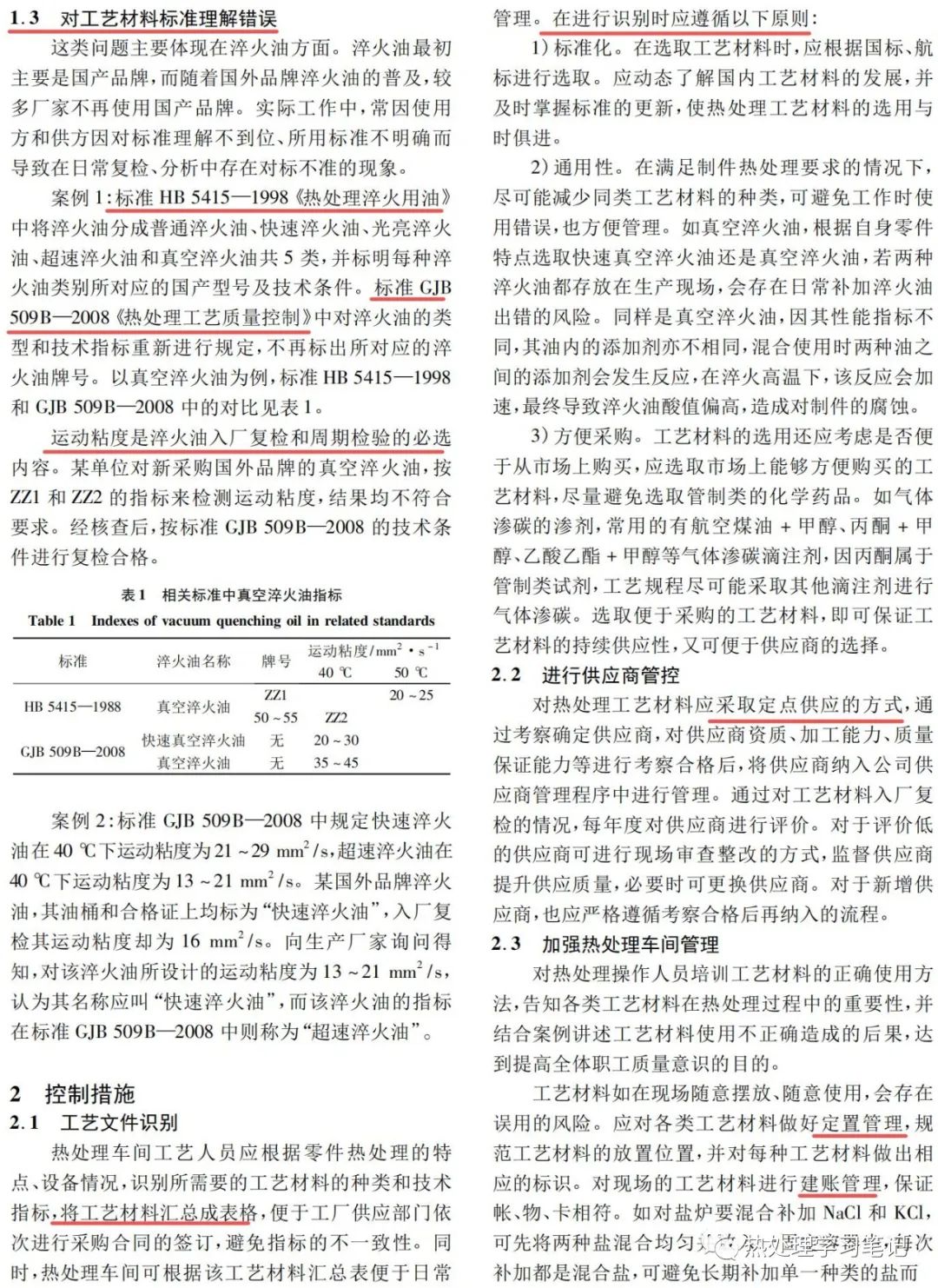 热处理工艺材料的管理-钢铁百科